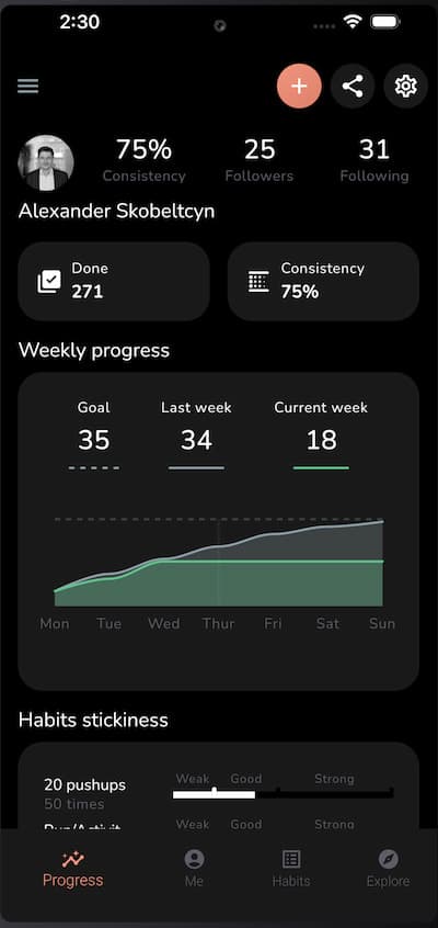 Yourhabit app screenshot 3